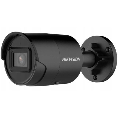 DS-2CD2086G2H-IU(2.8mm)(eF)/BLACK - 8MPix IP Bullet AcuSense kamera, IR 40m, mikrofon, IP67, černá
