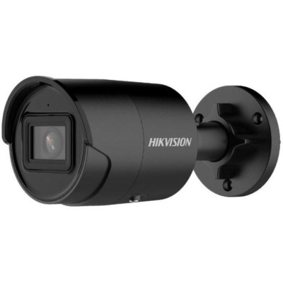 DS-2CD2086G2-IU(2.8mm)(C)(BLACK) - 8MPix IP Bullet AcuSense kamera, IR 40m, mikrofon, IP67