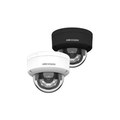 DS-2CD2123G2-LIS2U(2.8mm)(BLACK) - 2MPix IP Dome Smart Hybrid Light AcuSense kamera; LED/IR 30m, audio, alarm, IP67, IK10, černá