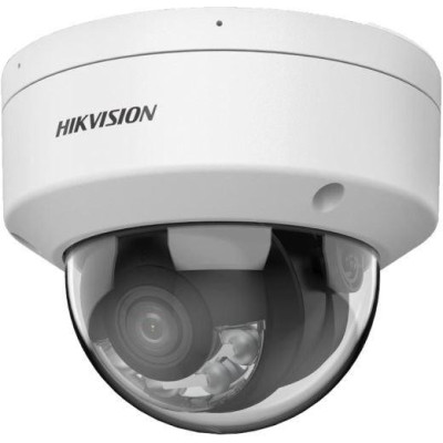 DS-2CD2167G2H-LISU(2.8mm)(eF) - 6MPix IP Dome Hybrid ColorVu AcuSense kamera, LED/IR 30m, WDR 130dB,audio, alarm, IP67, IK10