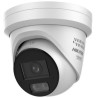 DS-2CD2347G3-LIS2UY/SL(4mm) - 4MPix IP Turret Hybrid ColorVu AcuSense kamera, LED/IR 30m, WDR 130dB,audio, alarm, IP67, blikač