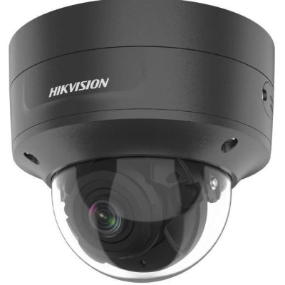 DS-2CD2746G2-IZS(2.8-12mm)/C/BLACK - 4MPix IP Dome AcuSense kamera, IR 40m, Audio, Alarm, IK10, černá