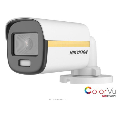 DS-2CE10UF3T-E(2.8mm) - 8MPix HDTVI Bullet ColorVu kamera, LED 20m, IP67, WDR 130dB, PoC