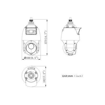 DS-2SE4C425MWG-E(14F0) - 4MPix TandemVu PTZ kamera; 25x ZOOM, IR 100m, audio, alarm