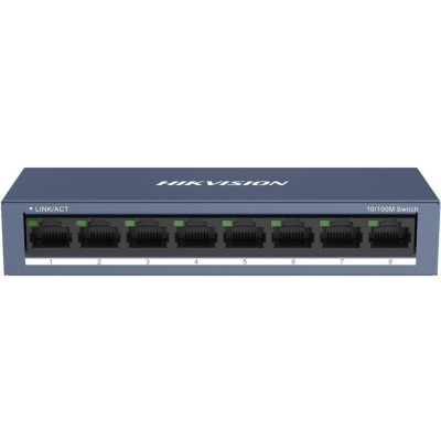 DS-3E0108-O - Switch 8x10/100Mbps, bez PoE