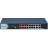 DS-3E0318P-E/M(C) - switch 16x 100TX PoE RJ45 port, 1 Gb RJ45 port, 1 Gb combo port, 130W