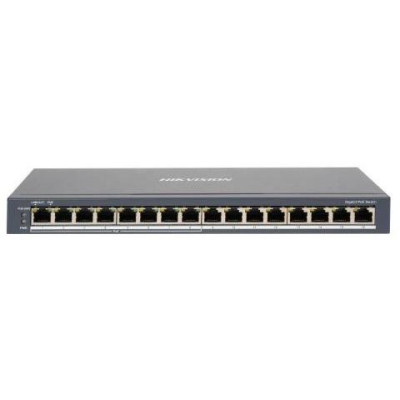 DS-3E0516P-O - Switch16x 10/100/1000Mbit (8x Gb PoE), 110W
