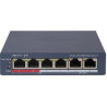 DS-3E1106P-EI - Smart switch 4x 10/100  PoE, 2x 10/100 uplink, 60W