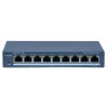 DS-3E1309P-EI(B)-Smart managed switch 8x 100TX PoE + 1x Gb uplink, 110W, Super PoE Switch umožňuje zobrazit topologii a stav sítě, dále přijímat alarmy zařízení v reálném čase, což výrazně snižuje náklady na síťový provoz a údržbu. Smart funkce Vizualizace topologie sítě Alarmy typu PUSH Monitoring stavu zařízení v reálném čase Správa šířky pásma Náhled trasování Rozpoznávání zařízení Náhled živého snímkuHardwarové funkce  PoE porty: 8x 10/100Mbps RJ45 ports Uplink porty: 1x Gb RJ45 port Network standard: IEEE 802.3, IEEE 802.3u, IEEE 802.3x, and IEEE 802.3ab Switching capacity: 3,6Gbps Forwarding mode: Store-and-forward MAC address Table: 16K PoE standard: IEEE802.3af, IEEE802.3at PoE Power: max. 110W Port max power 30W Přepěťov