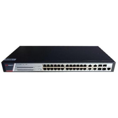 DS-3E2528P(B) - Full Managed Gigabit PoE Switch, 24x Gb ports, 4x Gb combo ports