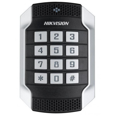DS-K1104MK - Antivandal bezkontaktní čtečka s klávesnicí Mifare (HIKVISION)