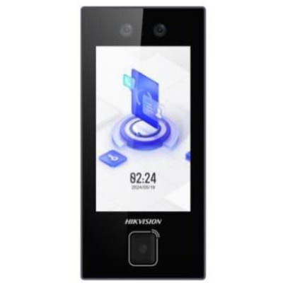 DS-K1T344MBWX-QRE1 - Vstupní terminál s rozpoznáním obličeje, 4,5" dotykový displej, PIN, čtečka M1 karet a QR kódů