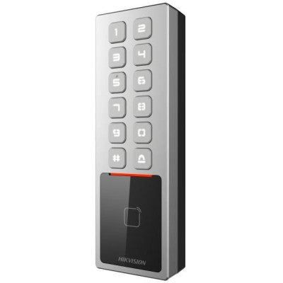 DS-K1T805MBWX - Vstupní terminál, ověřování kartou, PIN, Bluetooth, Wi-Fi