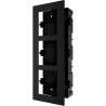DS-KD-ACF3/Black BV - 3-rámeček interkomu pro zápustnou montáž, černý