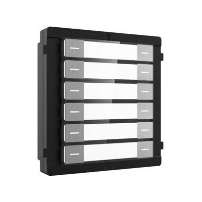 DS-KD-K12/S - Modul interkomu s 12 tlačítky; nerez