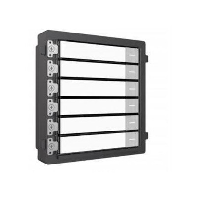 DS-KD-KK/S - Modul interkomu se 6 tlačítky; nerez