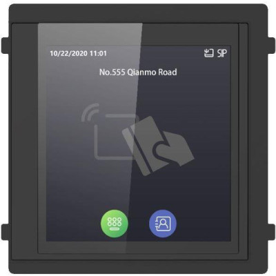 DS-KD-TDM - Dotykový modul interkomu 3v1, čtečka Mifare karet