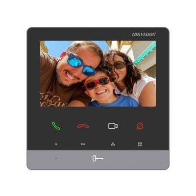 DS-KH6100-E1/Alarm - Vnitřní IP stanice s 4,3"TFT obrazovkou, PoE