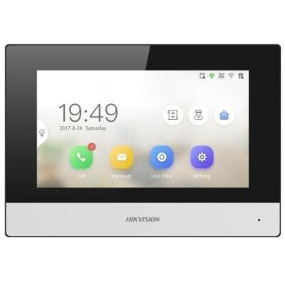 DS-KH6320-WTDE1 - 7" IP bytový dotykový monitor ke KITu KIS303-P