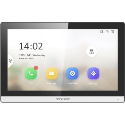 DS-KH6350-TE1 - 7" IP bytový dotykový monitor, PoE