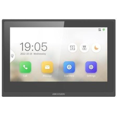 DS-KH6351-TE1 - 7" IP bytový dotykový monitor, PoE