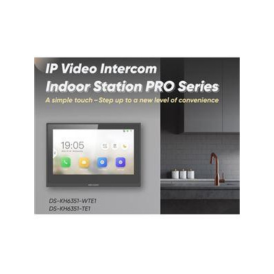 DS-KH6351-TE1 - 7" IP bytový dotykový monitor; PoE