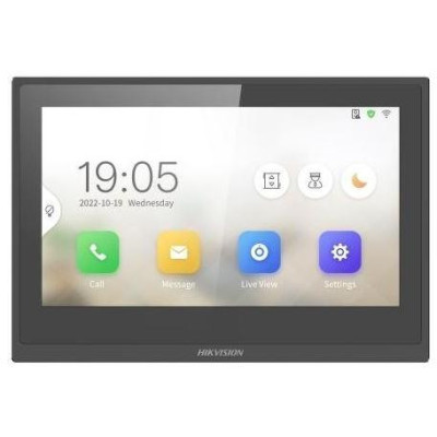 DS-KH6351-WTE1 - 7" IP bytový dotykový monitor, PoE, Wi-Fi