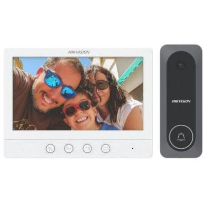 DS-KIS212 - Kit videotelefonu, analog. 4-drát, bytový monitor + vnitřní dveřní stanice