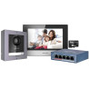 DS-KIS602(B) - Kit IP videotelefonu, bytový monitor + dveřní stanice + switch + microSD