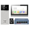 Hikvision DS-KIS613-S -&nbsp;KIT IP videotelefonu, dveřní stanice + bytový monitor + switch&nbsp;IP video interkomová sada Hikvision DS-KIS613-S nabízí moderní a spolehlivé řešení pro komunikaci a kontrolu vstupu. Venkovní jednotka s 4MP kamerou a širokým úhlem záběru 150° zajišťuje čistý obraz a detailní identifikaci osob. Systém podporuje více způsobů odemykání – pomocí karty, Bluetooth nebo mobilní aplikace Hik-Connect, a umožňuje ovládání dvou zámků. Díky PoE napájení je instalace snadná a efektivní. Sada obsahuje všechny potřebné komponenty včetně vnitřní jednotky, PoE switche, napájecího zdroje,&nbsp;32GB paměťové karty, identifikačních médií a montážního příslušenství.DS-KH8380-WTE1 -&nbsp;7" IP bytový dotykový monitor; Wi-Fi; PoESpecifikace	Kapacitní dotykový 7" barevný&nbsp;IPS&nbsp;LCD displej	Komunikace se vzdáleným klientským SW na PC	Komunikace s mobilním klientem Hik Conne