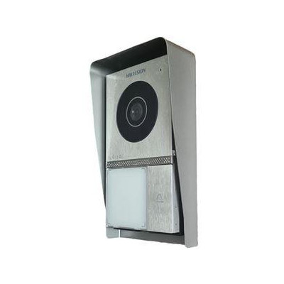 DS-KV7413EY-IME2-1/2/4 - 2-žilový dveřní interkom s kamerou, čtečkou M1 karet a 1,2 nebo 4tlačítky pro povrchovou montáž