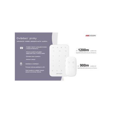 DS-PKF1-WE(B) - AX PRO Bezdrátová klíčenka