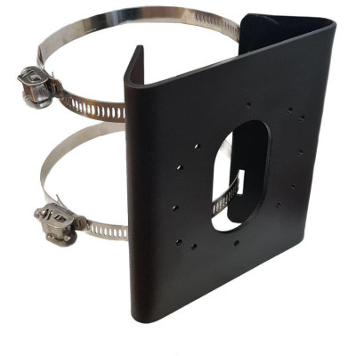 EX-1275ZJ-S-SUS BLACK - Kompaktní adaptér na sloup, černý