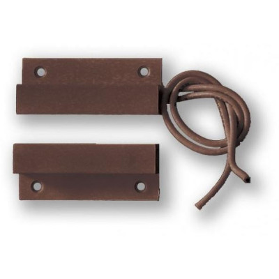 FM-102, hnědá - hnědá - povrchový, samolepící - 2vodič