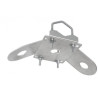 HIK100E TRIO + 2x Z75DV75 - Konzole pro montáž 3 kamer na sloup o průměru 32 až 65mm