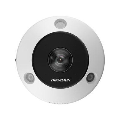 DS-2CD63C5G1-IVS(1.29mm) - 12 MPix IP Fisheye kamera, IR 15m, Audio, Alarm, mikrofon, reproduktor, IP67, IK10