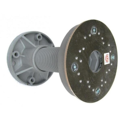 ISP130 + ISP128 + příslušenství - konzole s redukcí pro montáž kamer na zateplené fasády, hloubka fasády 100-130mm