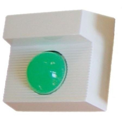 JUMBO LED BZ, zelená - LED blikač s bzučákem, zelená