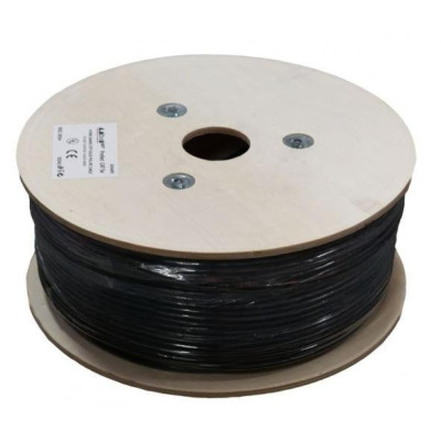 KLEXI65504PE - Kabel LEXI Cat.5e UTP venkovní dvouplášť (PVC+PE) černý