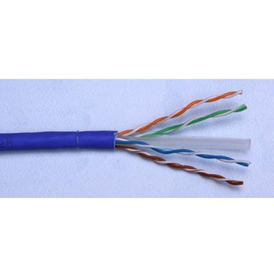 KLEXI66504A - Kabel LEXI Cat 6 UTP PVC šedý- drát (Eca)