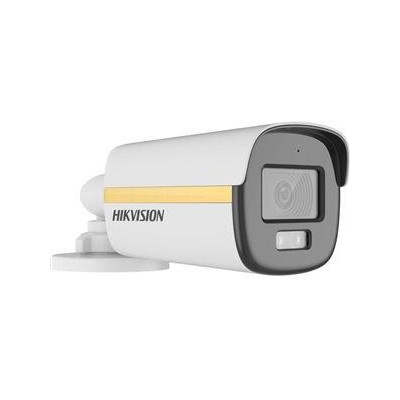 DS-2CE12DF3T-LFS(2.8mm) - 2MPix HDTVI Bullet Hybrid ColorVu kamera, LED/IR 40m, 4v1, Audio, IP67, WDR 130dB