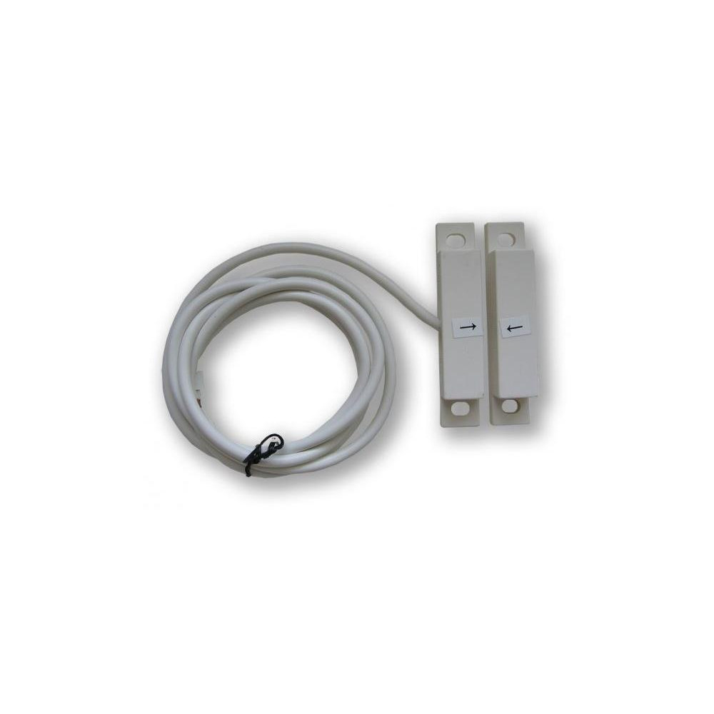 3G-SM-60, bílá - bílá, polarizovaný, masivní kovový povrchový magnetický kontakt 3G-SM-60, bílá - bílá, polarizovaný, masivní kovový povrchový magnetický kontakt