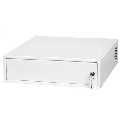 LX19-3U-420W - LEXI-Net Basic skříň rekordéru horizontální 19" 3U hloubka 420mm, bílý