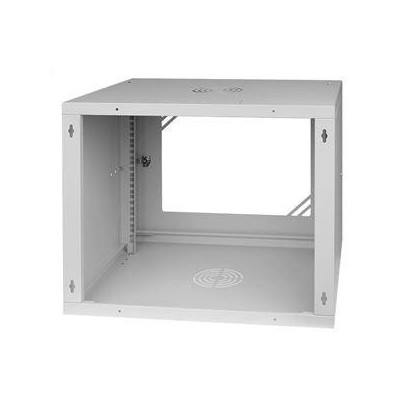 LX19-9U-450GG - LEXI-Net Basic rozvaděč nástěnný 19" 9U 520x450, dveře sklo, šedý