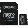 microSDXC karta 128GB - Kingston UHS-I, Class 10 + SD adapter