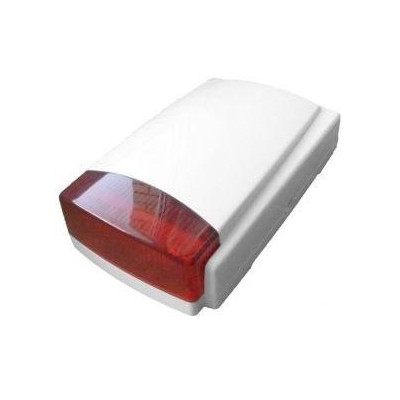 MR100RL - Venkovní zálohovaná piezo-siréna s blikačem