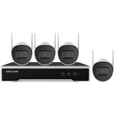 NK844W0H-1T(E) - Sada 4 Wi-Fi bullet kamer 4MPix, WI-FI NVR a 1TB HDD