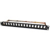 PATCHP16PNEOU/F - LEXI-Net Patch panel 16 portů neosazený pro UTP/ FTP, velikost 1U