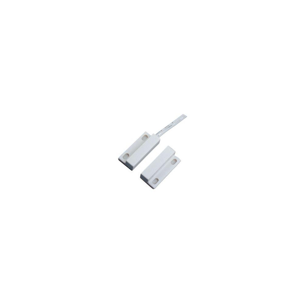 BS-2012WH - Samolepící povrchový magnetický kontakt 28 x 13 x 6,5mm, kabel, bílý BS-2012WH - Samolepící povrchový magnetický kontakt 28 x 13 x 6,5mm, kabel, bílý