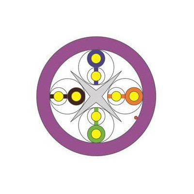 WIC-6-U-LD-30-VI - WIREX Instalační kabel CAT6 U/UTP LSOH / DCA 305m box fialový